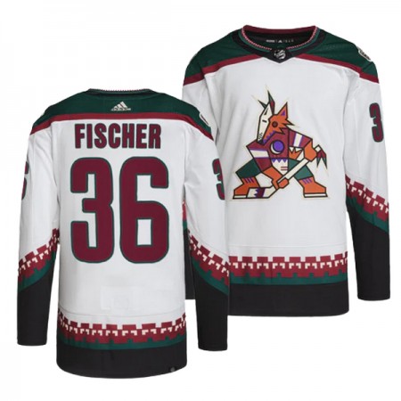Mænd NHL Arizona Coyotes Trøje Christian Fischer 36 Adidas Hvid Authentic